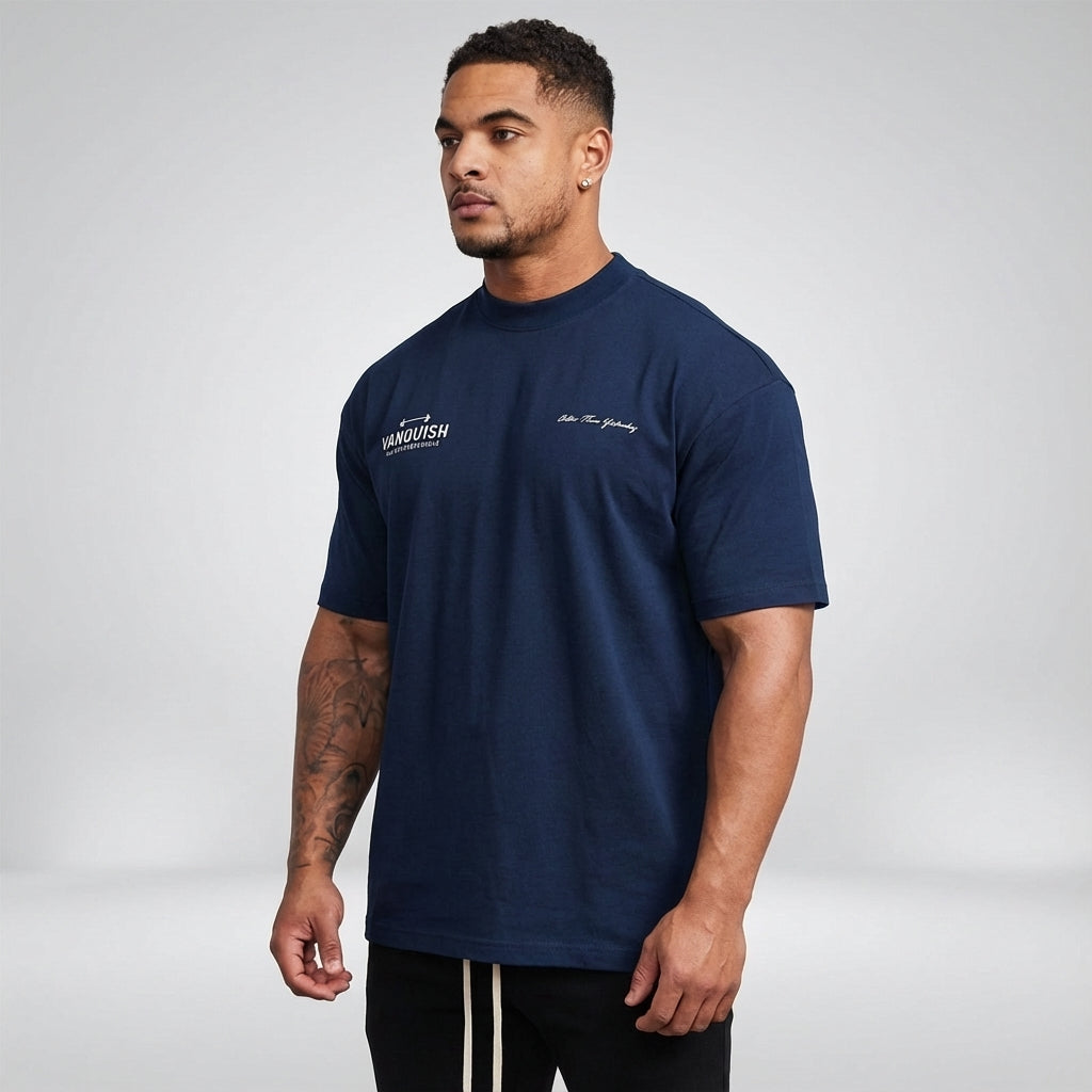 Men's athletic short-sleeve t-shirt from Ronald, a breathable and comfortable fitness garment.
