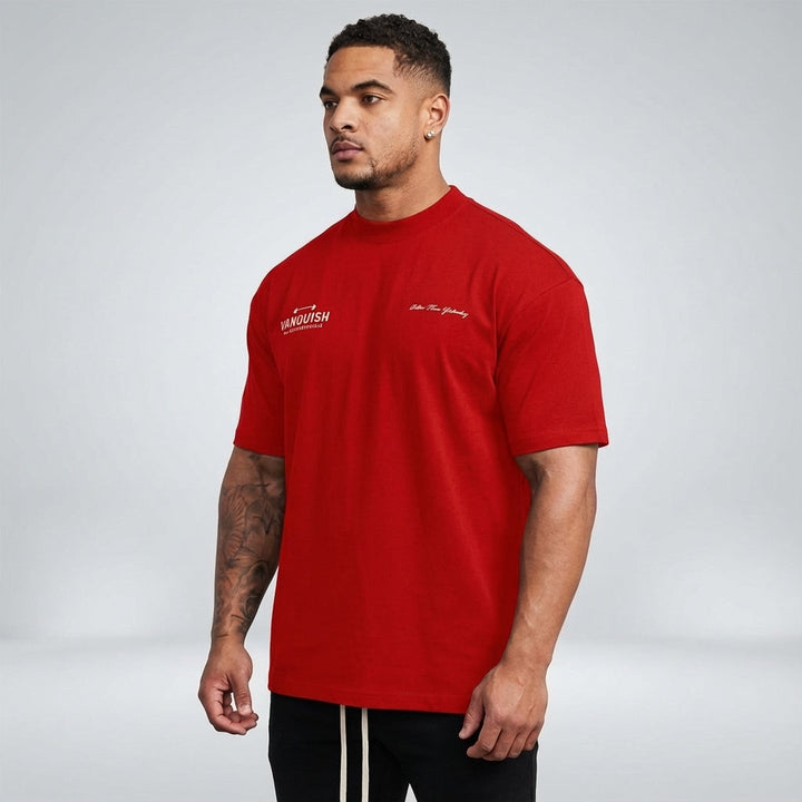 Casual yet performance-driven men's short-sleeve t-shirt by Ronald, ideal for fitness.