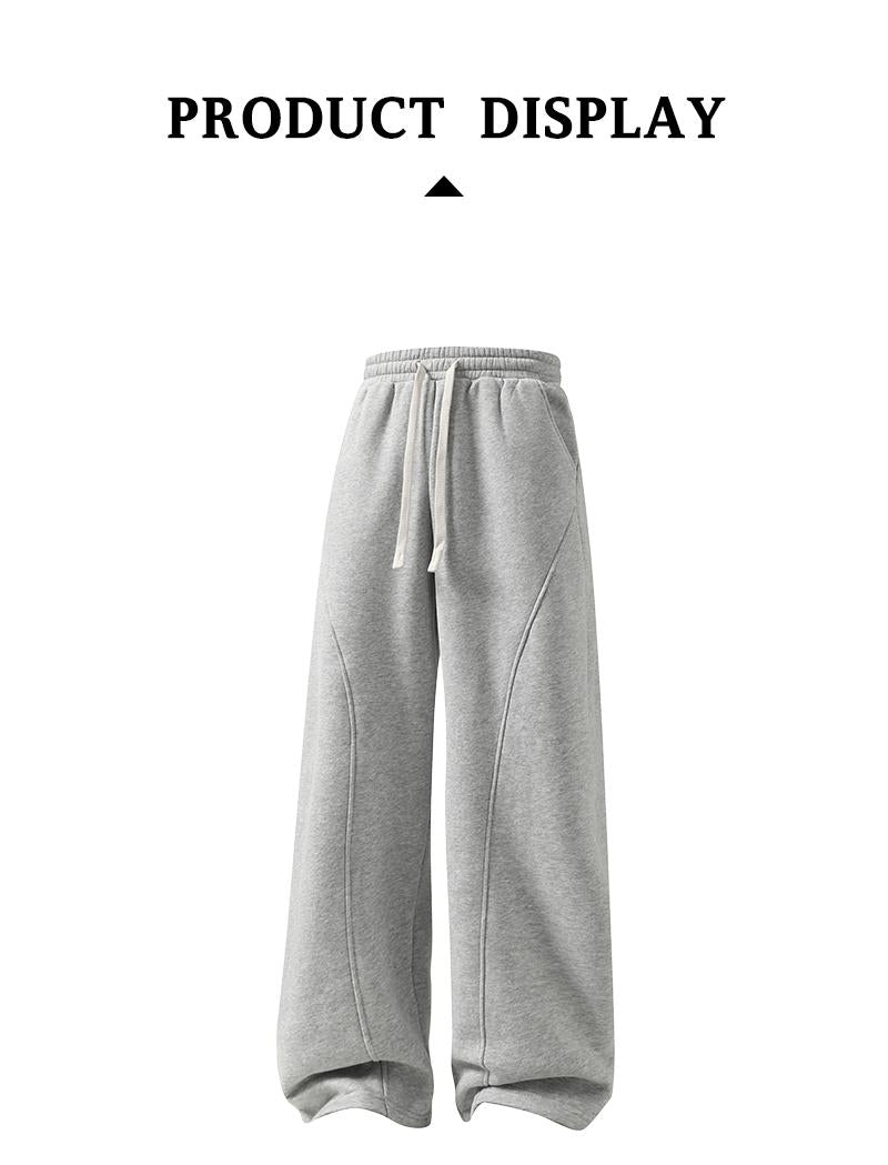 Men's Rovigo drawstring sweatpants, a comfortable relaxed fit in classic gray, essential casual wear.