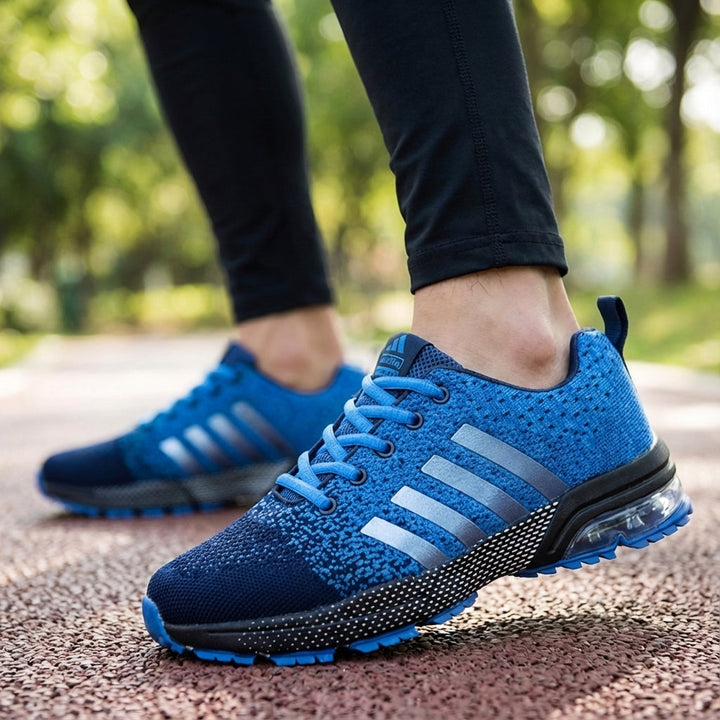Men's Rudy cushioned athletic running shoes, breathable, for training and everyday wear