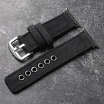 Matte Black - Silver Buckle