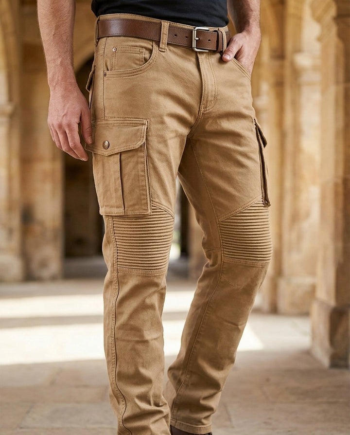 Men's outdoor adventure cargo pants, durable utility trousers perfect for exploration.