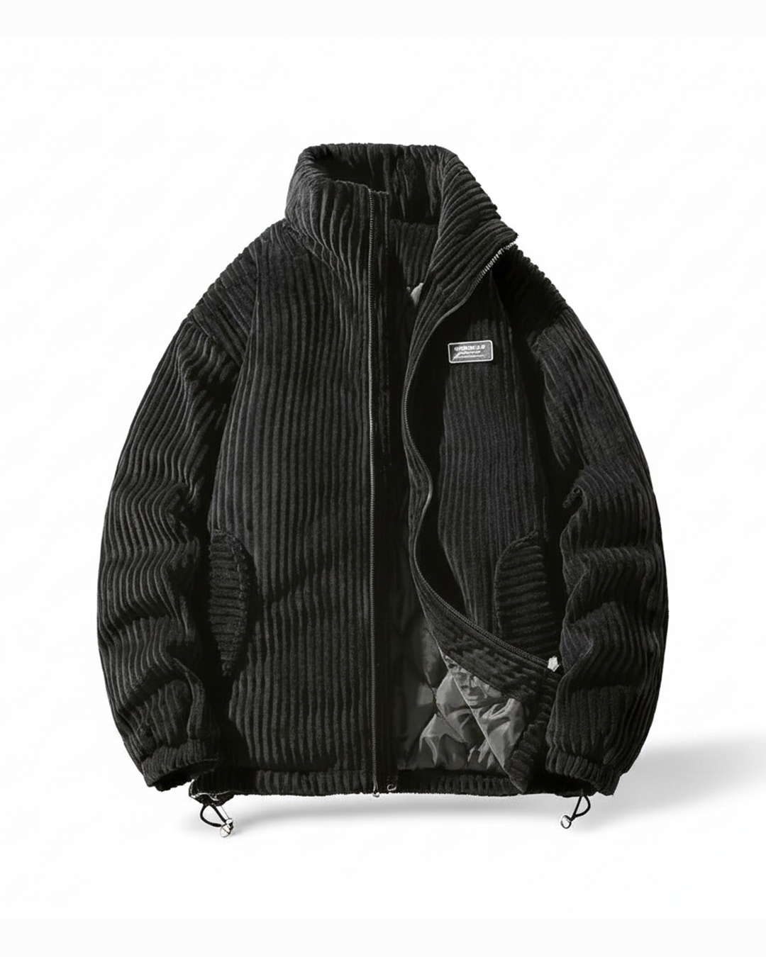 Men's rugged corduroy style jacket for casual everyday wear. Perfect fall/winter outerwear for versatile styling.