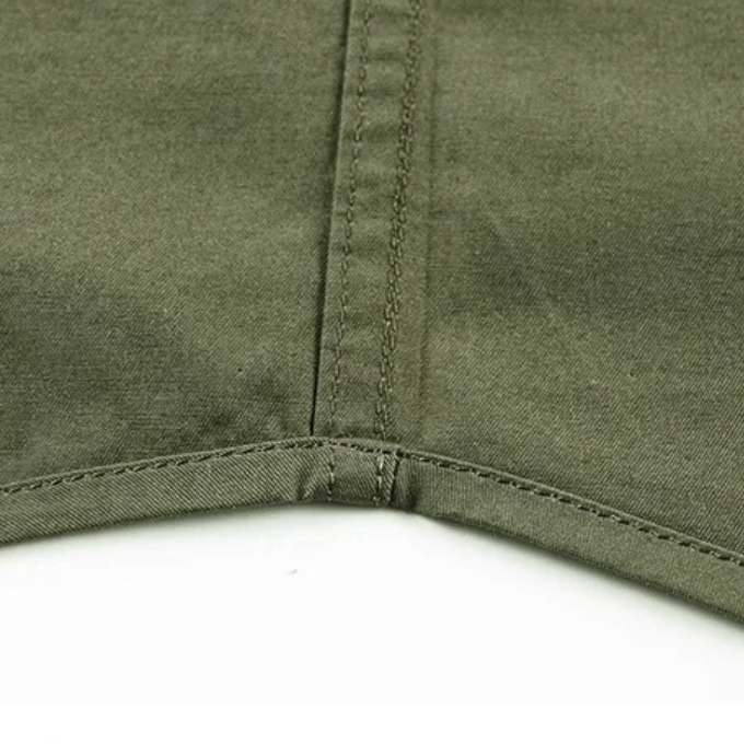 Comfortable men's rugged cotton short sleeve shirt, breathable for active outdoor and casual use.