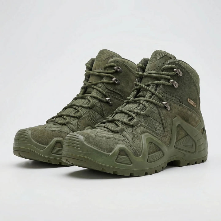 Versatile men's work & hiking boots, durable and providing all-terrain support for active outdoor use.