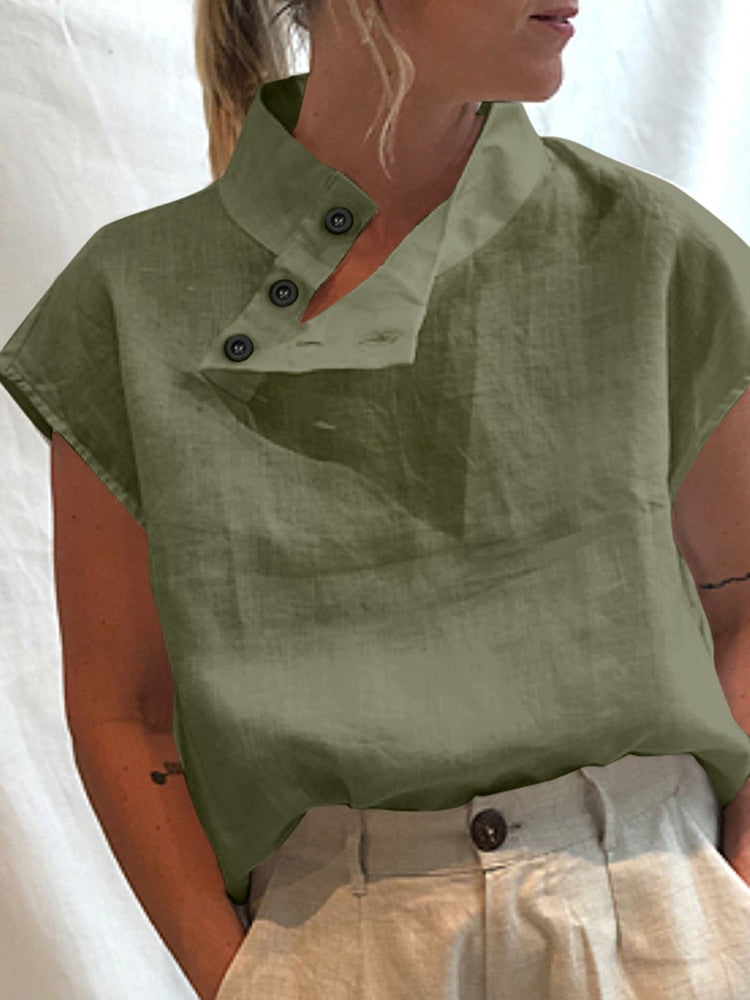 Men's Salmia casual long sleeve button-down shirt. Relaxed fit men's apparel ideal for summer and everyday wear.