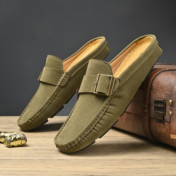 Premium Men's Santorini Comfort Loafers, versatile footwear for dressy or casual occasions.