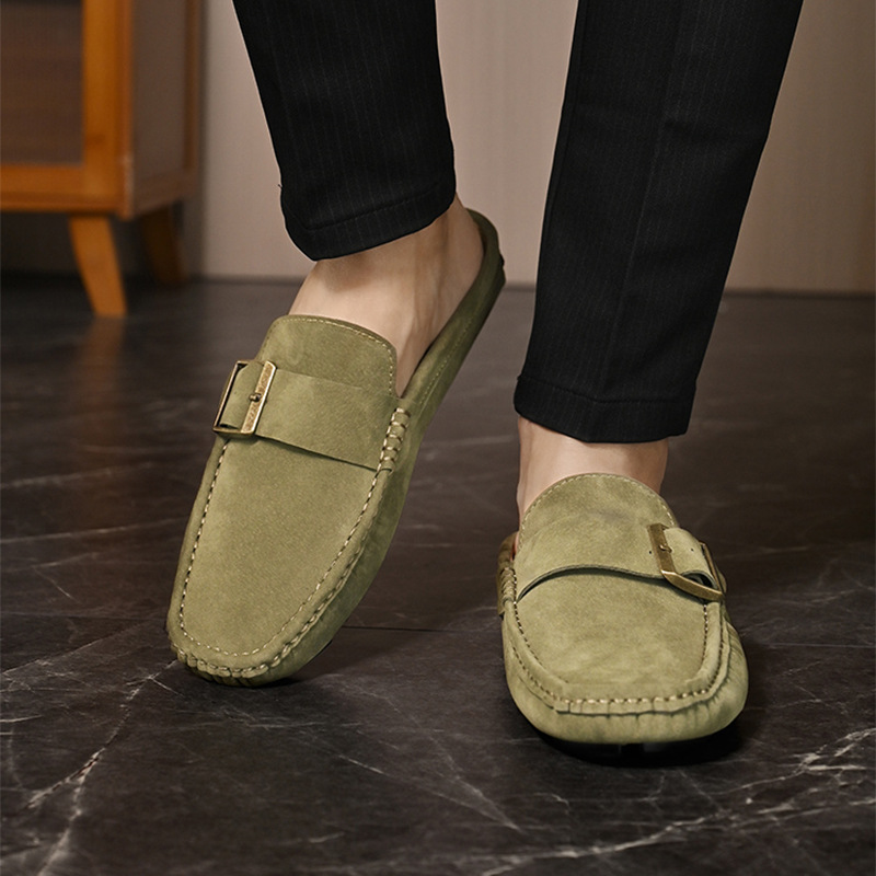 Men's dress loafers, Santorini Comfort slip-on style, offering classic elegance and comfort.