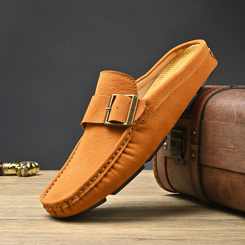 Close-up of Men's Santorini Comfort Loafers, highlighting elegant slip-on design.