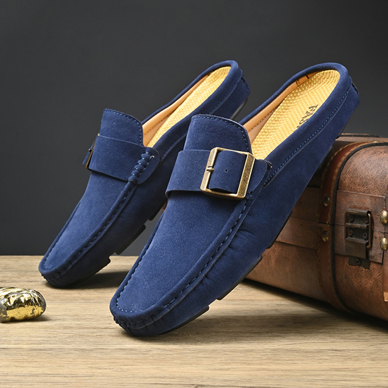 Classic men's slip-on loafers, Santorini Comfort style, perfect for everyday elegant fashion.