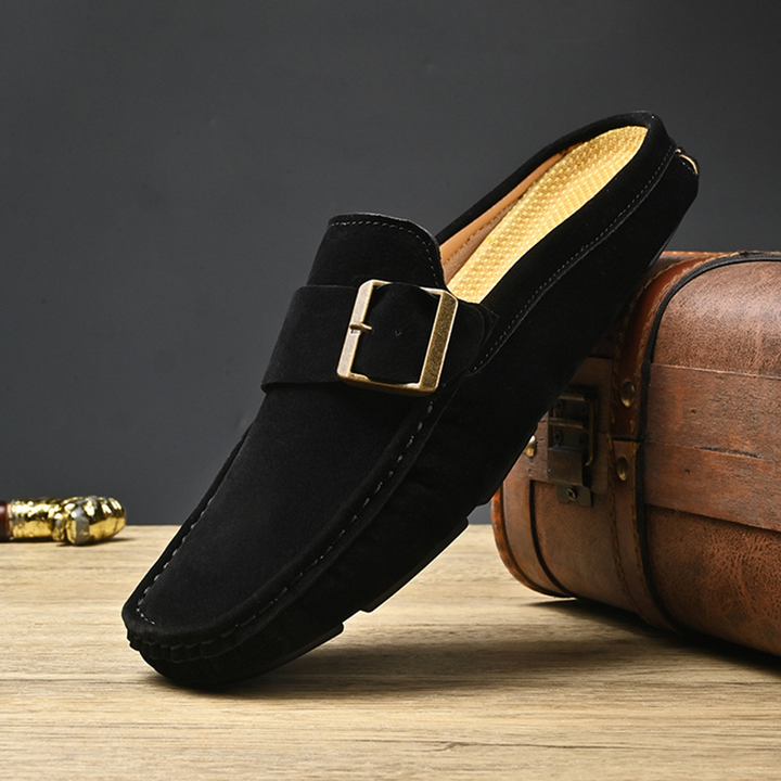 High-quality Men's Santorini slip-on loafers, combining comfort with classic elegant design.