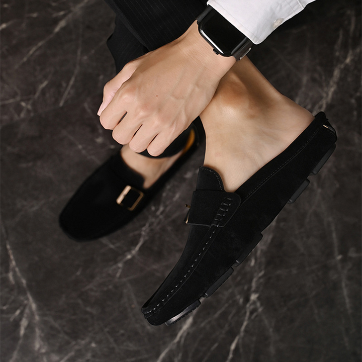 Men's Santorini dress & casual loafers, elegant slip-on shoes for versatile comfort.
