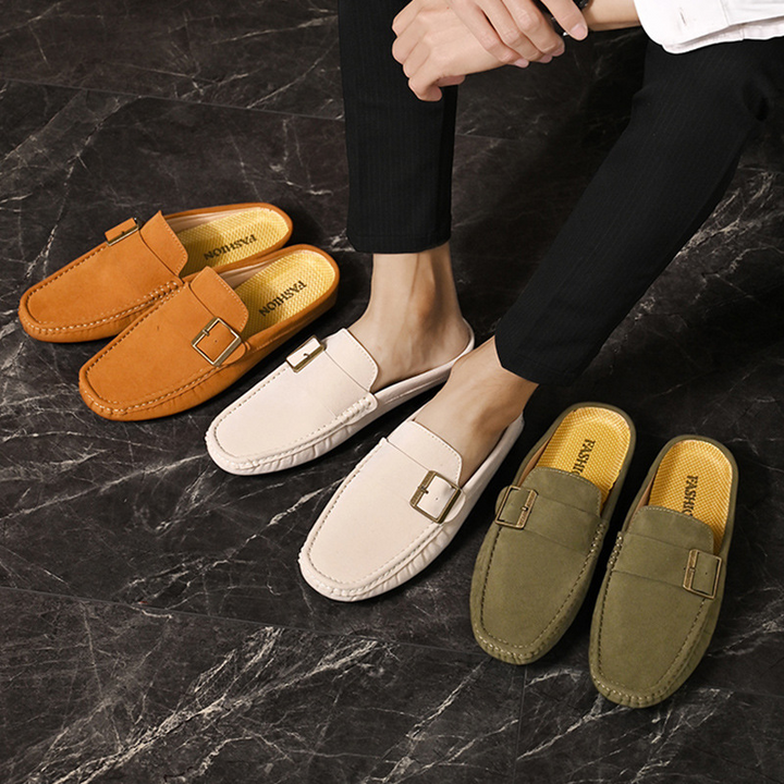 Classic Men's Santorini slip-on comfort loafers, perfect for sophisticated everyday elegance.