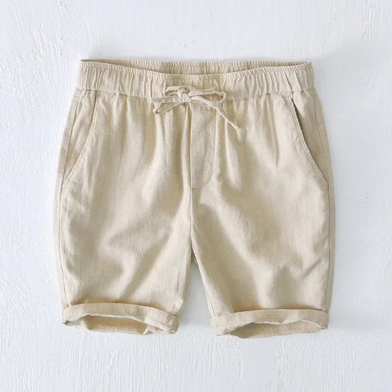 Men's comfortable shorts for summer: drawstring waist, relaxed fit, vacation-ready style.