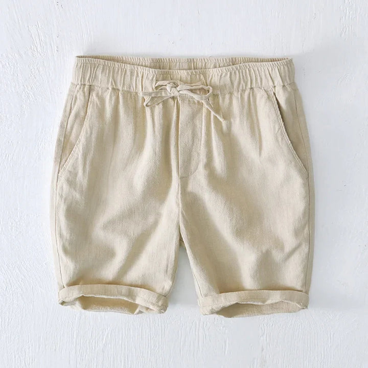 Men's comfortable shorts for summer: drawstring waist, relaxed fit, vacation-ready style.