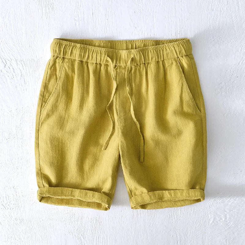 Men's casual shorts: Santorini style, perfect for warm weather & laid-back fashion.