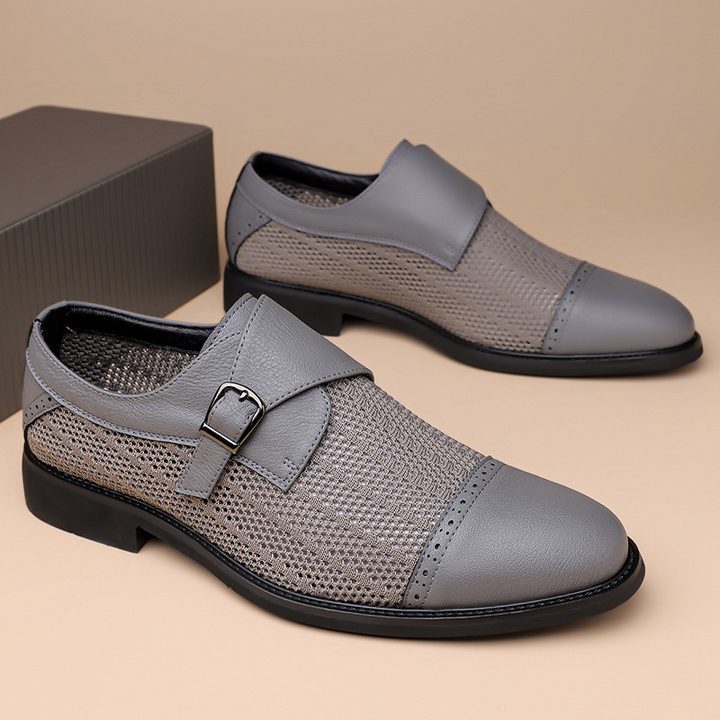 Sarratore men's breathable slip-on loafers, essential comfortable footwear for modern men.