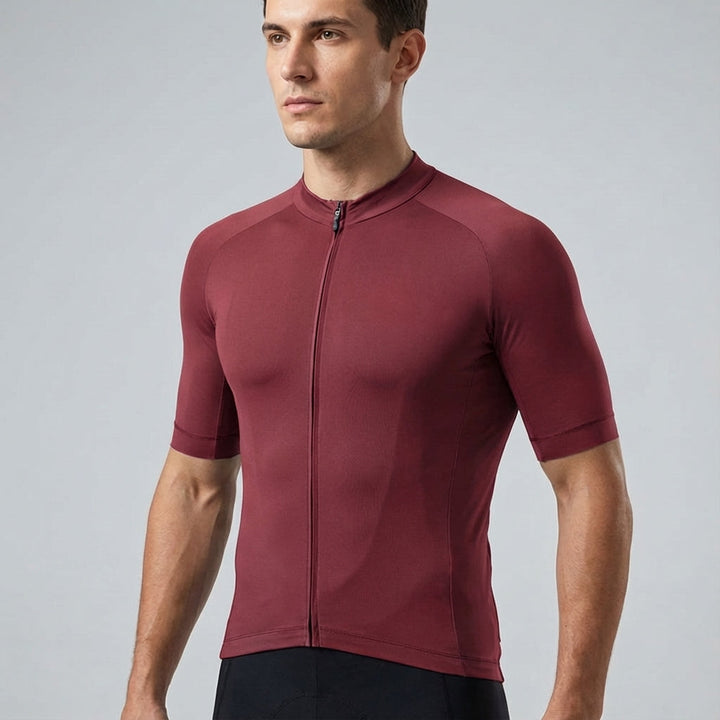 Men's bike jersey, short sleeve, designed for performance and moisture wicking