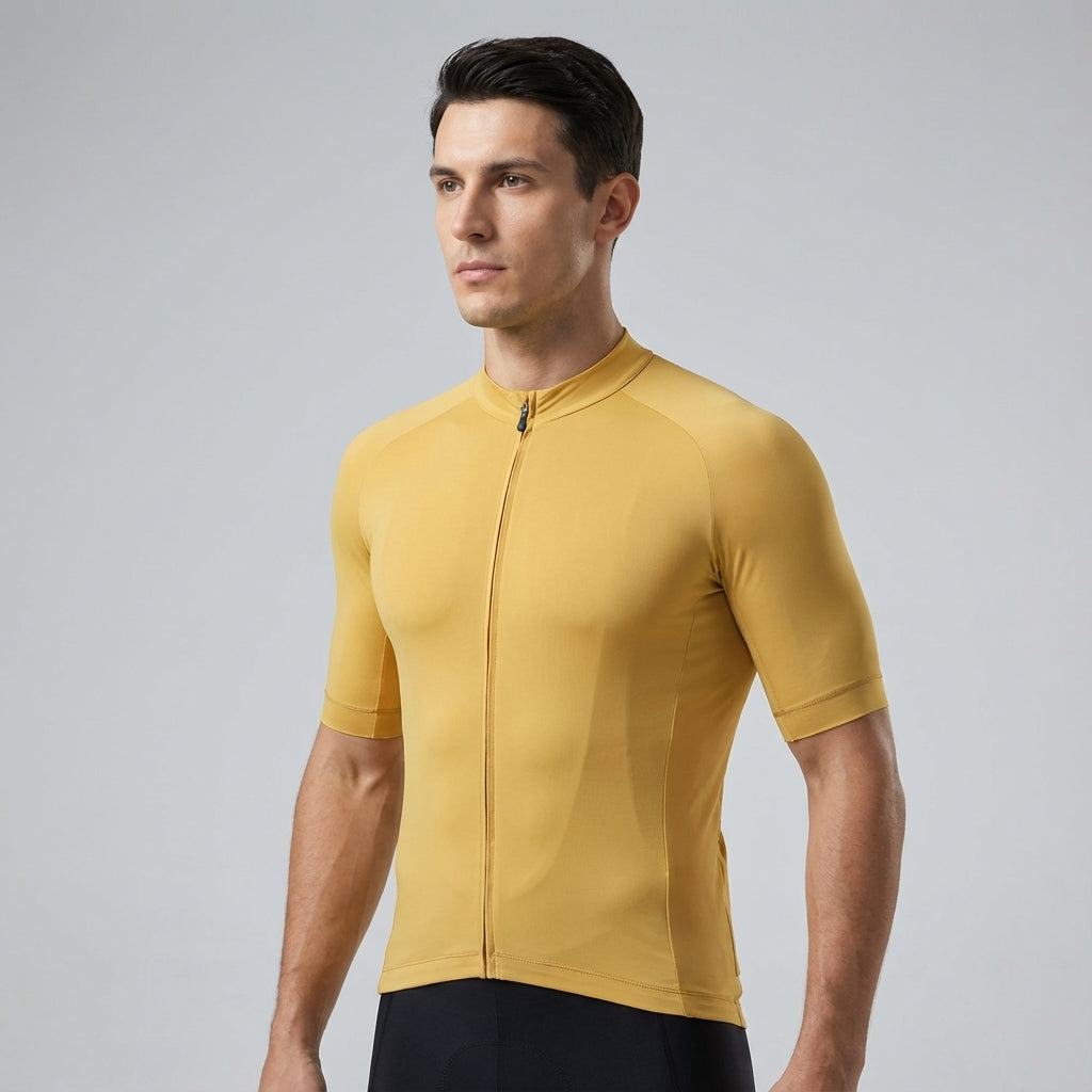 Cycling apparel: men's performance jersey, lightweight, moisture-wicking and breathable