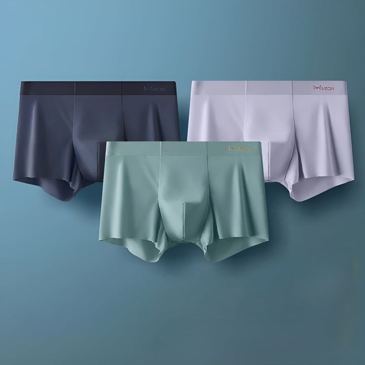Men's seamless boxer briefs for ultimate all-day comfort & chafe-free everyday wear.