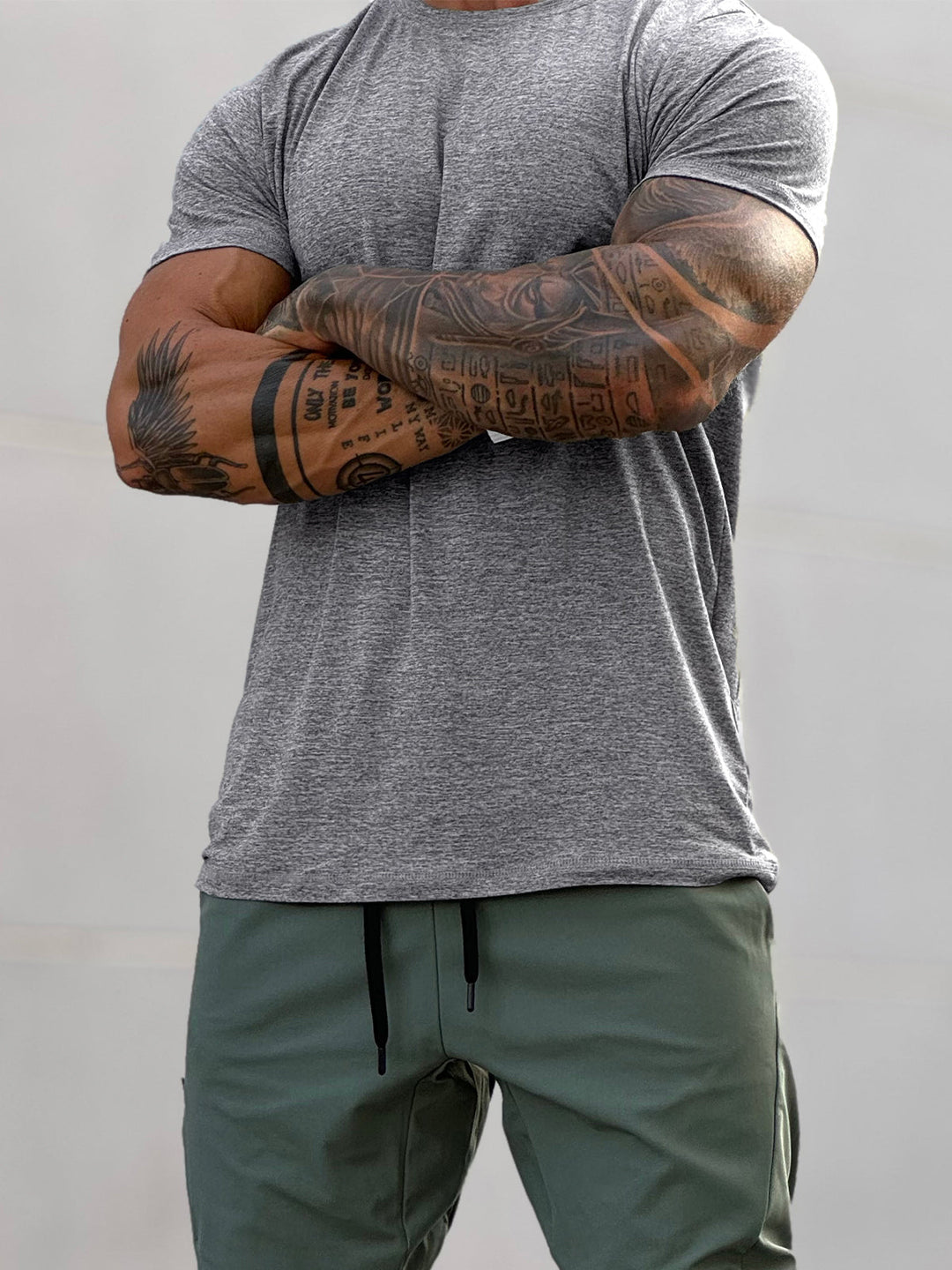 Men's Sevilla Performance Tee, a versatile short sleeve gym shirt for all activities.