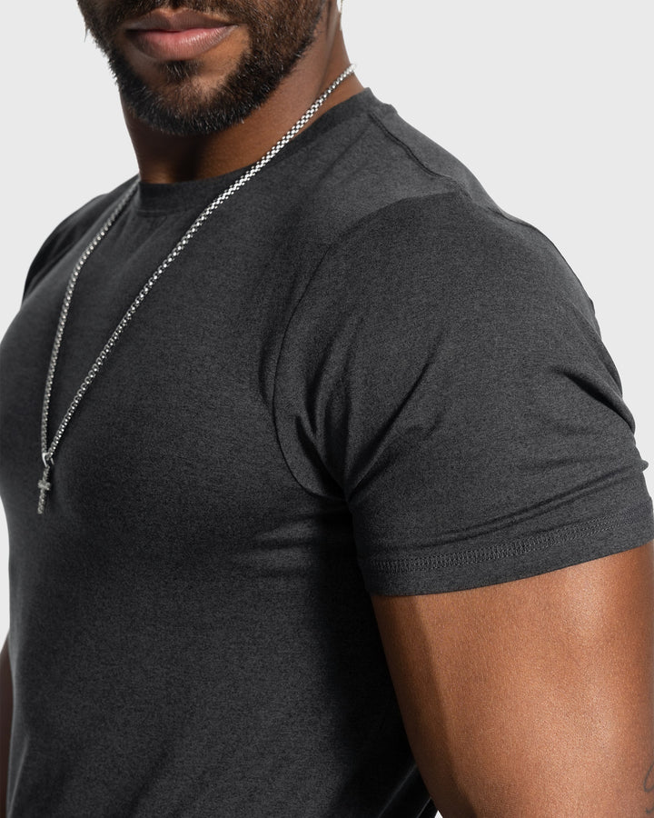 Short sleeve Men's Sevilla Performance Tee for maximum mobility in any sport.