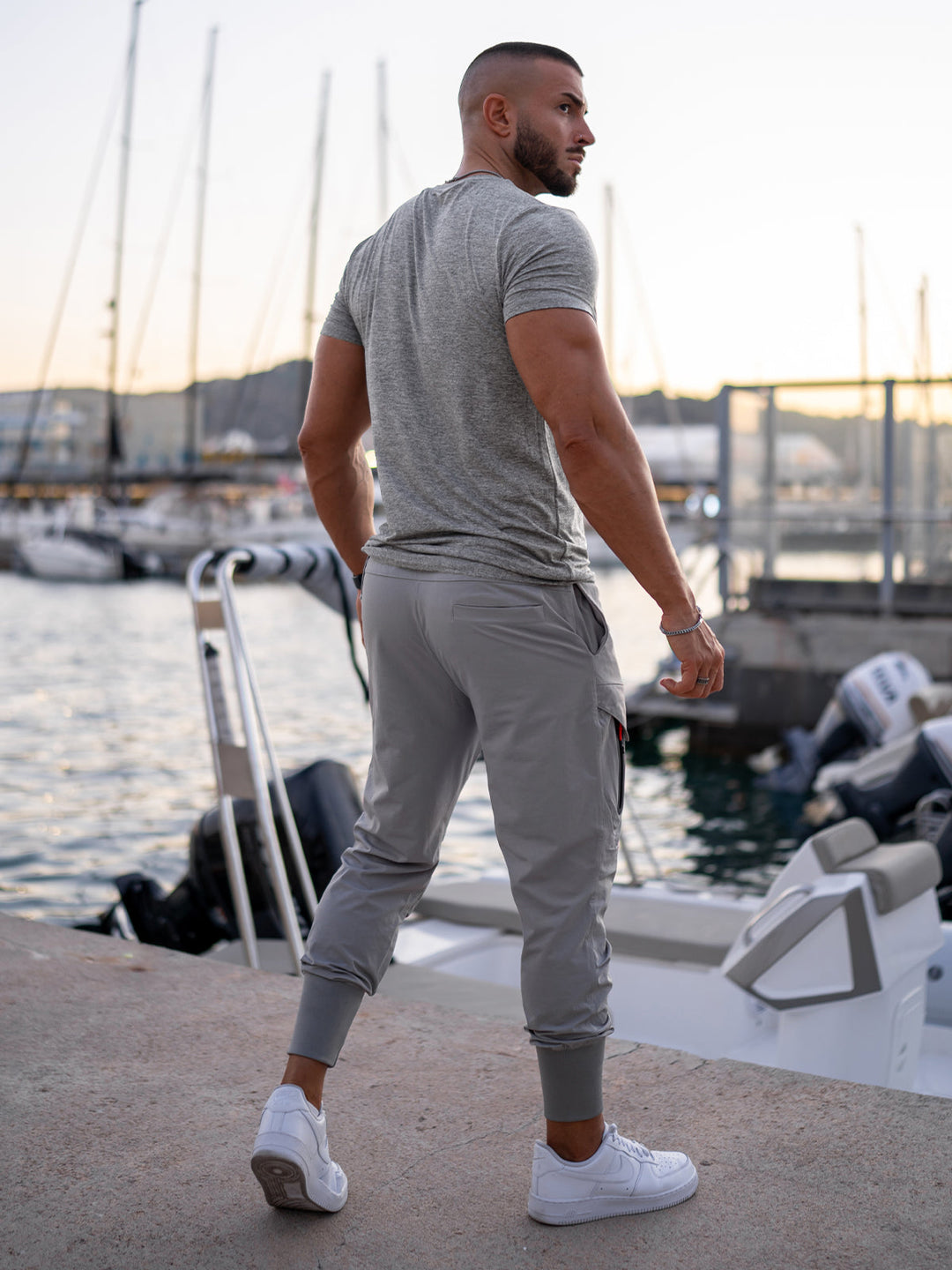 White Men's Sevilla Performance Tee, a fresh look for men's athletic shirts & casual wear.