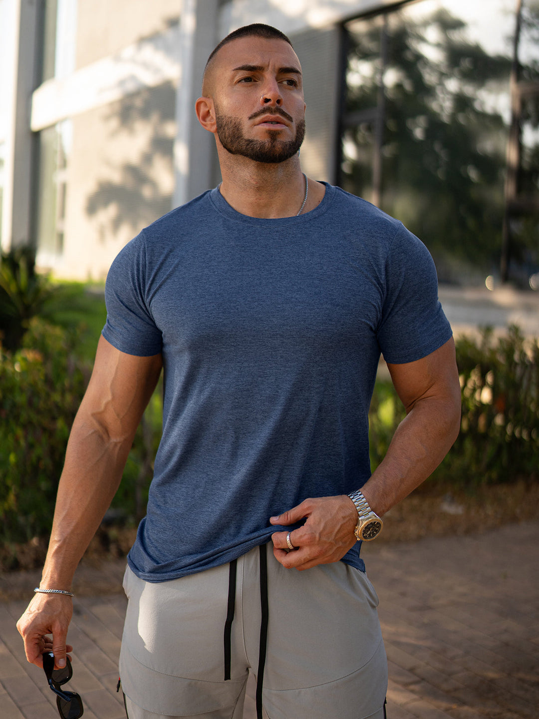 Men's Sevilla Performance Tee, a soft and lightweight men's tee for all-day comfort.