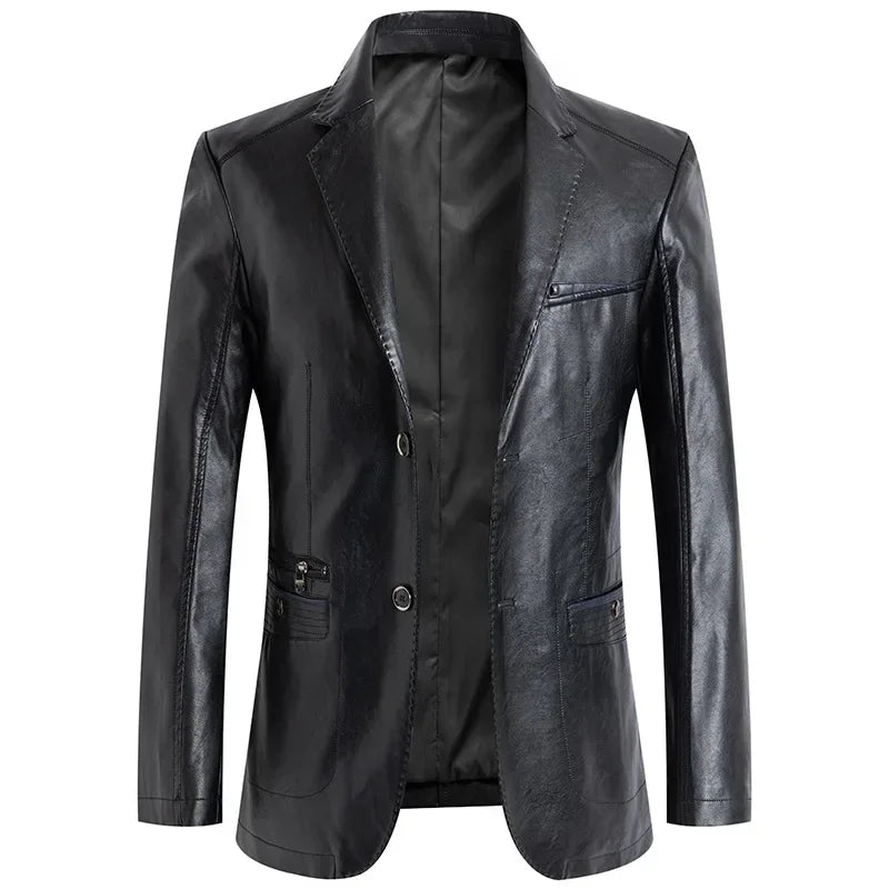 Men's premium tailored jacket, offering confident style & a sharp look. Perfect formal outerwear or business attire.