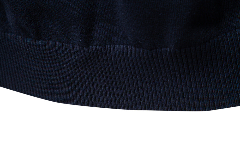 Versatile men's long sleeve Siena half-zip knit sweater. Perfect pullover for smart casual style.