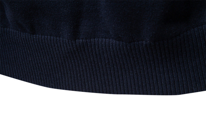 Versatile men's long sleeve Siena half-zip knit sweater. Perfect pullover for smart casual style.