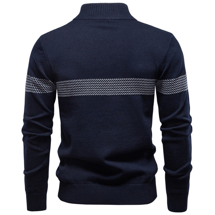 Men's long sleeve Siena half-zip knit sweater. A versatile pullover for stylish, refined casual fashion.