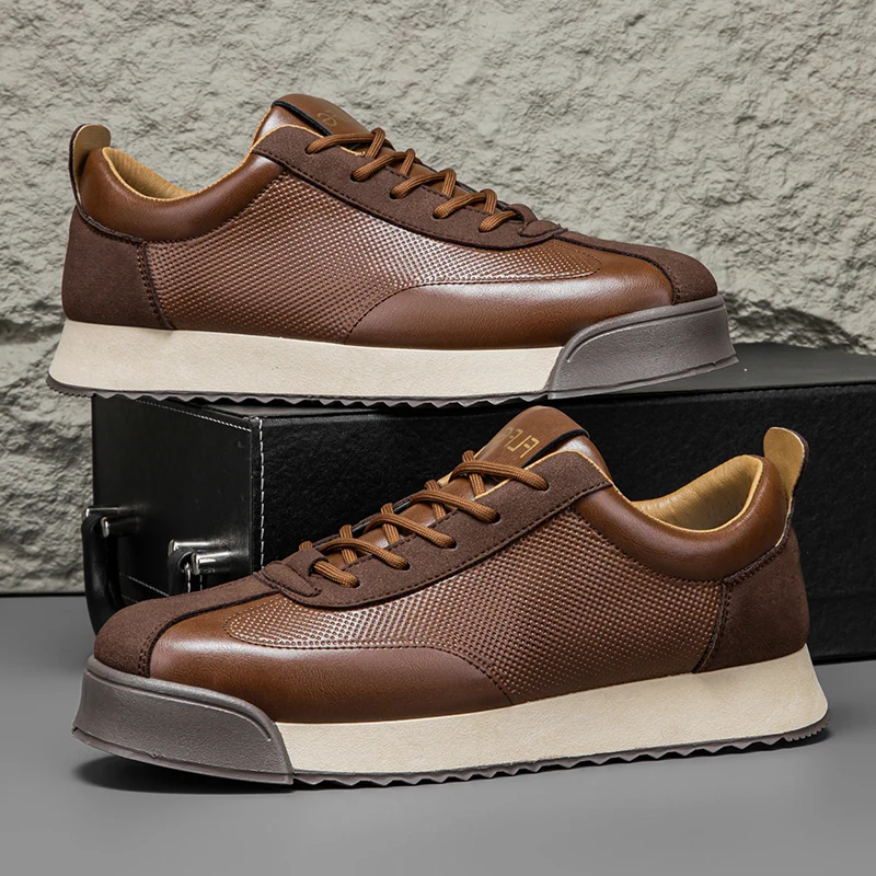 Stylish men's modern black casual sneakers, comfortable everyday urban footwear.