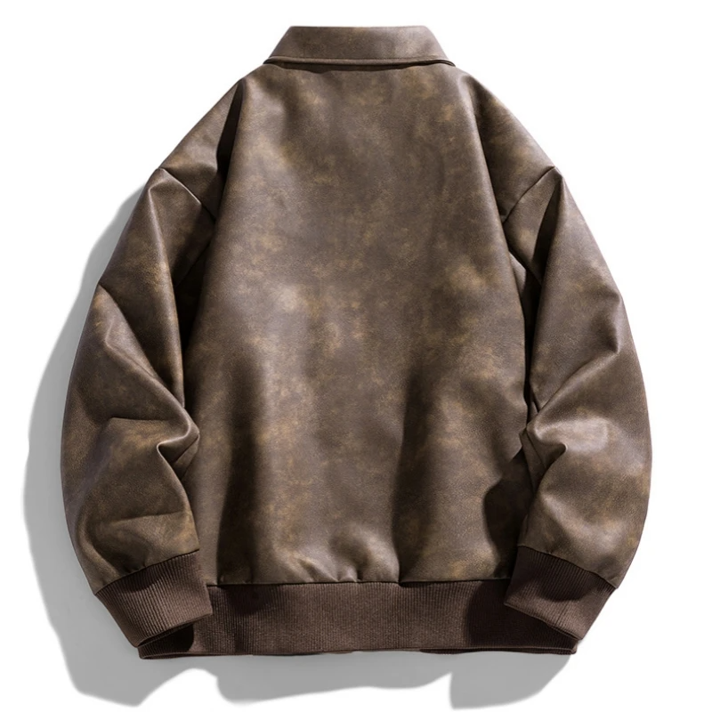 Sage men's casual bomber jacket featuring snap pockets & full zip, offering a sleek, modern everyday style.
