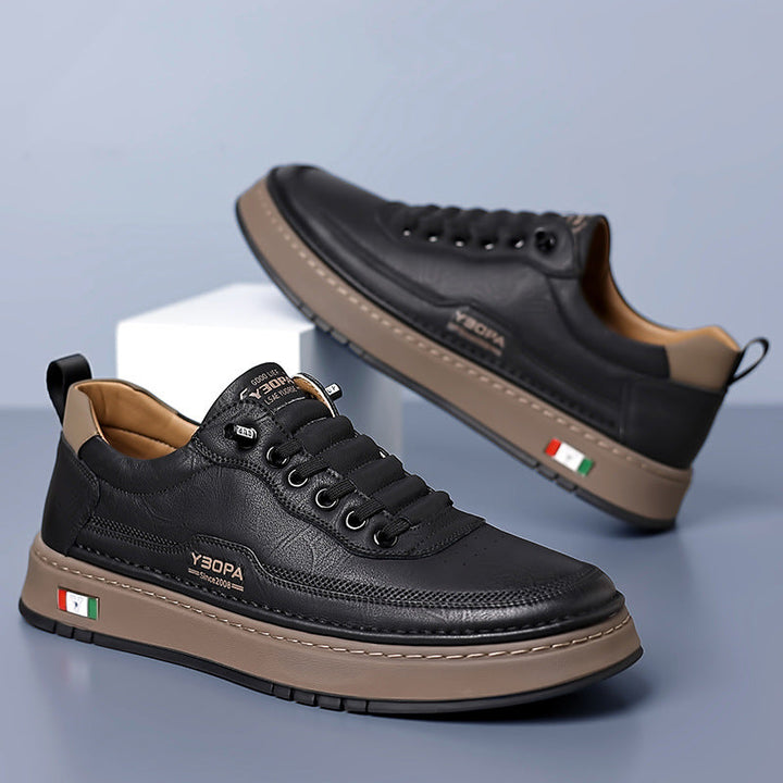 Versatile men's sleek sneakers. Comfortable athletic footwear for modern everyday walking and style.