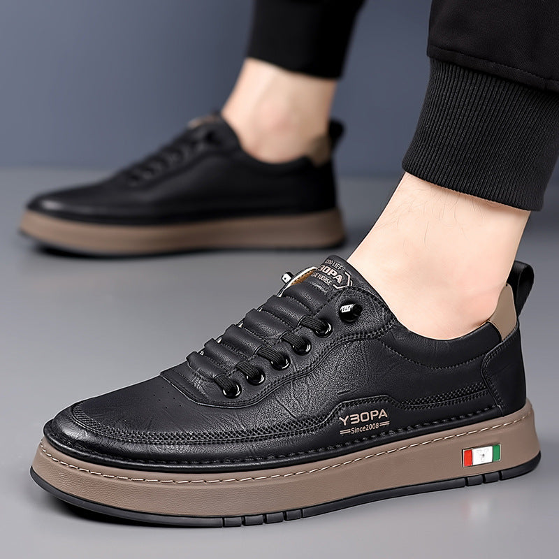 Men's Sleek Comfort Sneakers. Modern athletic footwear, versatile, comfortable, perfect for daily fashion.