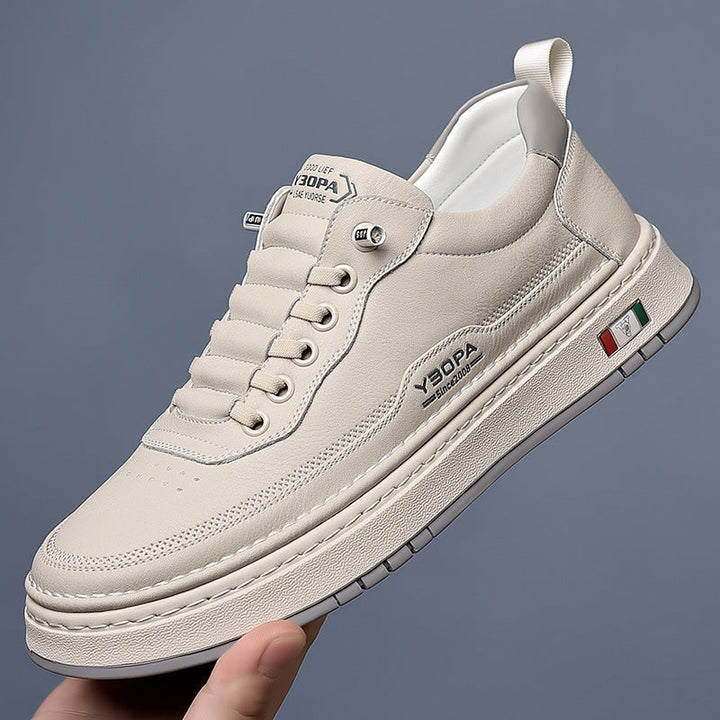 Modern men's dress sneakers. Comfortable and sleek, perfect for a stylish, versatile everyday look.