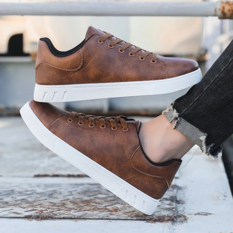 Stylish men's sneakers, sleek profile & premium materials, designed for all-day comfort & casual wear.