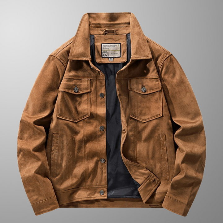 Men's sleek modern jacket, perfect for everyday casual wear. Fashionable outerwear for a versatile look.