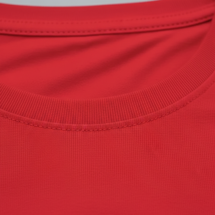 Summer ready men's slim fit crew neck tee, offering short sleeve comfort and a modern style.