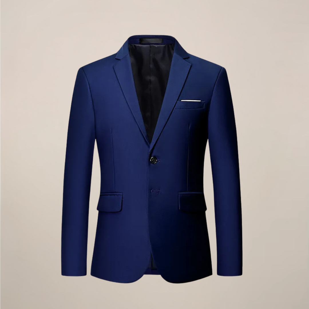 Versatile men's formal slim fit blazer, ideal for special events, business, & elegant occasions.