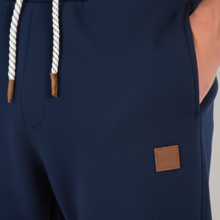 Versatile men's slim-fit joggers, great for athletic, casual, or lounge wear comfort.