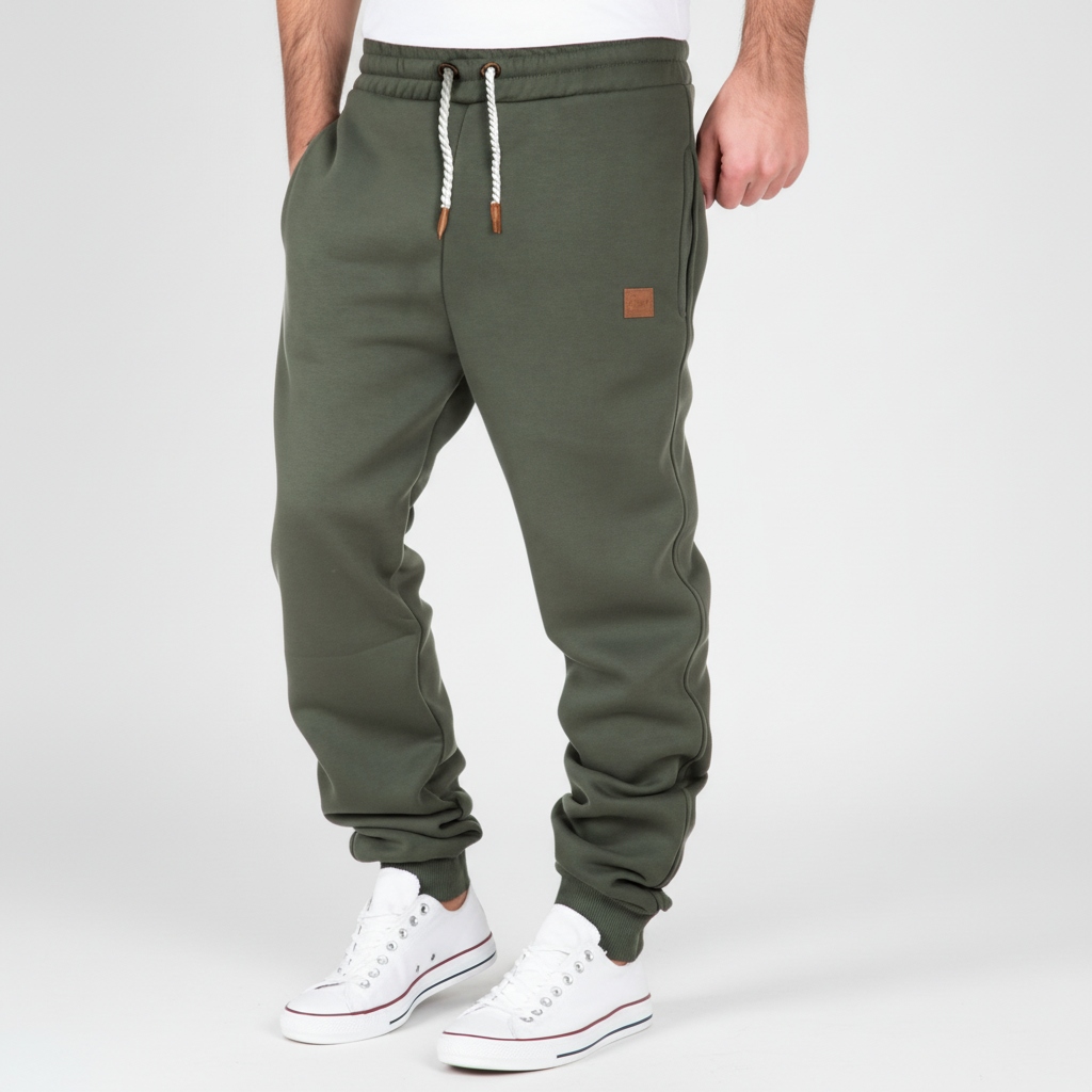 Stylish men's slim-fit streetwear joggers, modern design for everyday fashion.