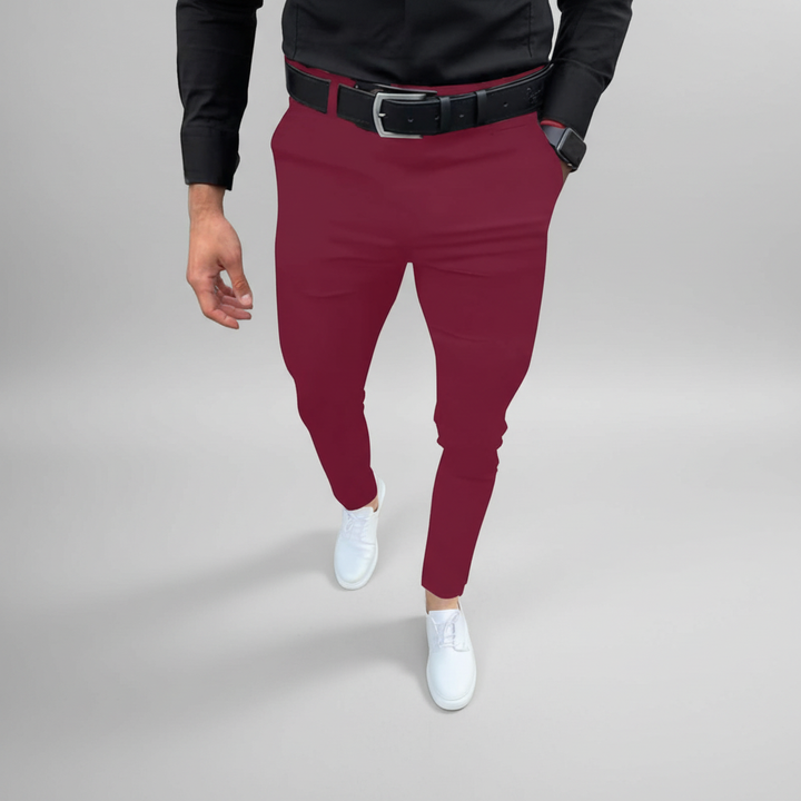 Men's formal casual slim fit stretch trousers from Pascal, a must-have for modern wardrobes.