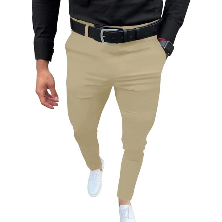 Versatile men's dress pants, ideal for office or smart casual occasions