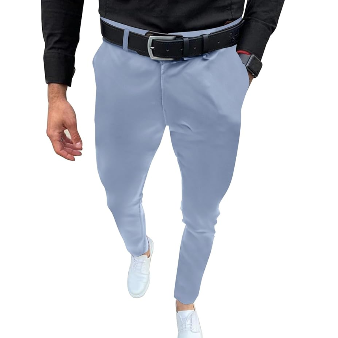 Men's work pants, combining professional look with comfort and stretch