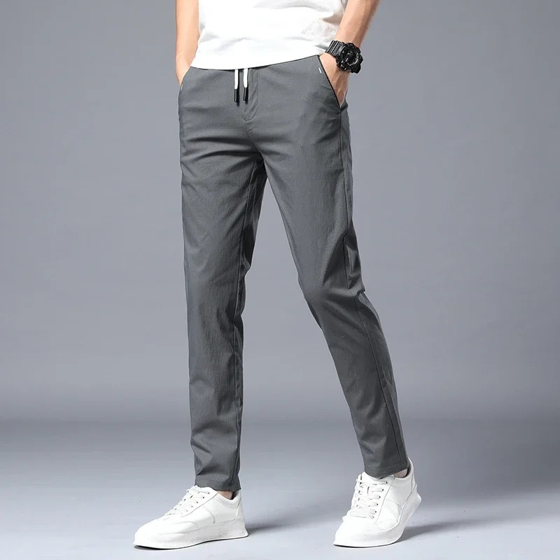 Everyday comfort with these men's versatile slim fit pants. Stylish, casual, and easy to wear.