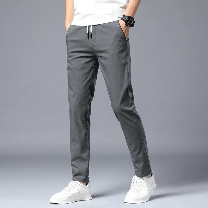 Everyday comfort with these men's versatile slim fit pants. Stylish, casual, and easy to wear.