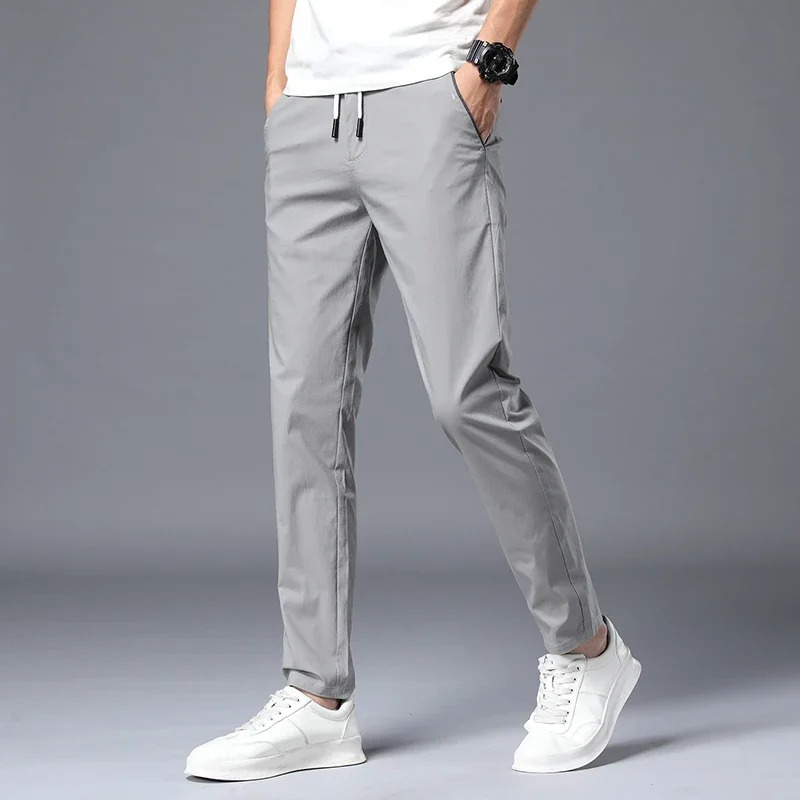 Casual yet stylish men's slim fit pants, versatile for everyday comfort with a modern look.