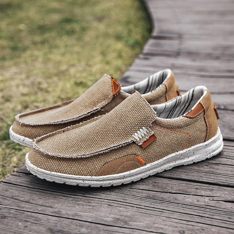 Men's slip-on casual loafers for all-day comfort, lightweight everyday wear.